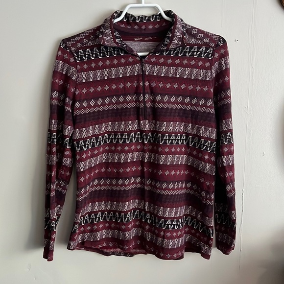 Woolrich Tops - 3/$40 Woolrich Size Medium 1/4 Zip Pull Over Long Sleeve Shirt
